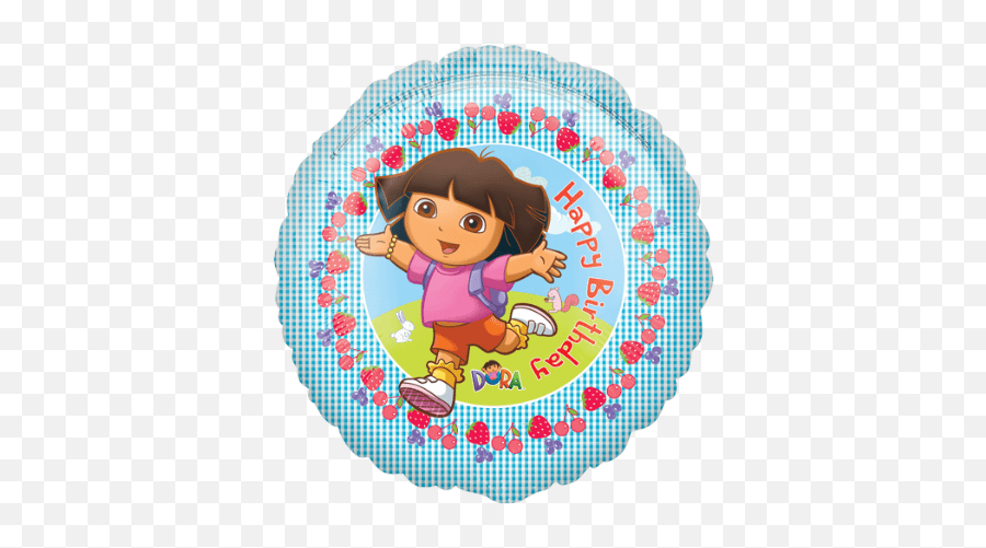 Licensed Character Foil Helium Balloons - Dora The Explorer Balloons Emoji,Emoji Balloons For Sale