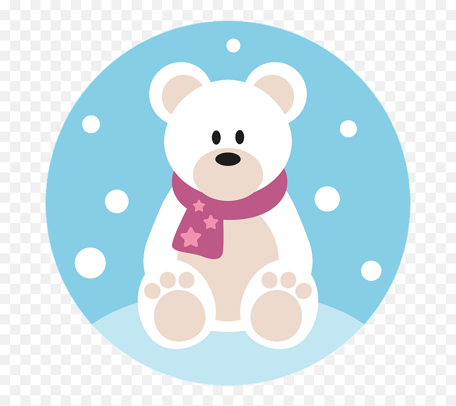 Free Photo Polar Ice Snow Polar Bear - Oso Polar Navideño Dibujo Emoji,Ice Bear Showing Emotion