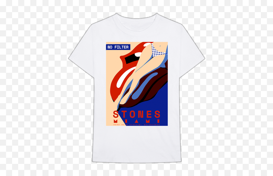Miami Swim T - Rolling Stones T Shirt Mens Emoji,Emotion 98.3 Shirt
