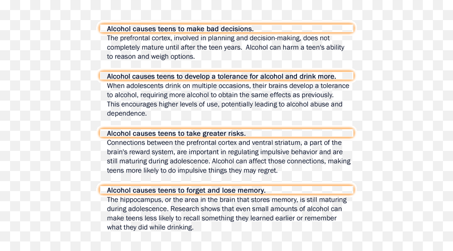 Opm Settherulesct Alcohol Effects On The Teen Brain - Dokter Language Emoji,Alcohol Effects On Your Emotions