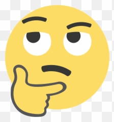 Thinking Emoji Png - Thinking Emoji Png,Pinterest Xxx Transparent Emojis