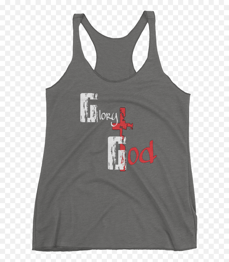 Glory To God Ladies Racerback Tanks - Friends Not Food Tank Emoji,Glory Boyz Tank Emojis Shirt