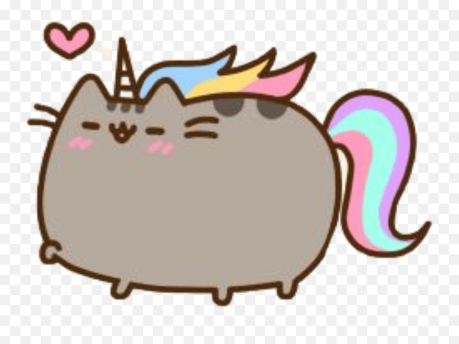 Pusheen Cat Jpg - Cute Kawaii Pusheen Unicorn Emoji,Pusheen Scooter Emoji