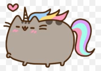 Pusheen Cat Jpg - Cute Kawaii Pusheen Unicorn Emoji,Pusheen Scooter Emoji