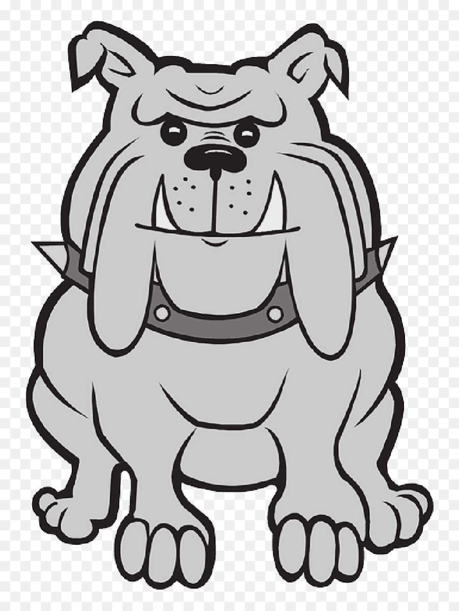 Clip Art Happy Dog Drawing - Grey Bulldog Clipart Emoji,Black Family Happy Thanksgiving Emojis