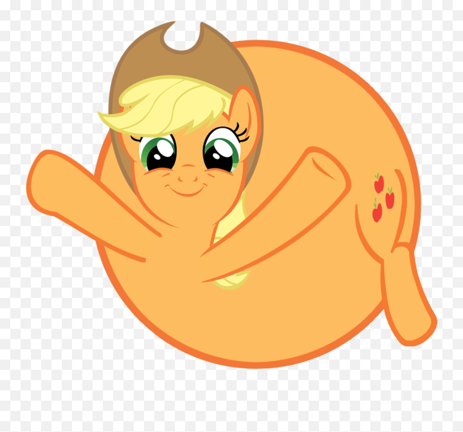 My Little Pony Applejack Balloon Png - Mlp Applejack Balloon Emoji,My Little Pony Applejack Emoticon