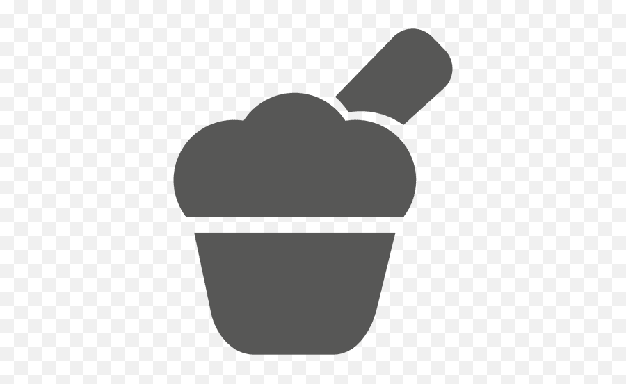 Cup Icecream Icon - Silueta Icono Helado Png Emoji,Emojis Helado