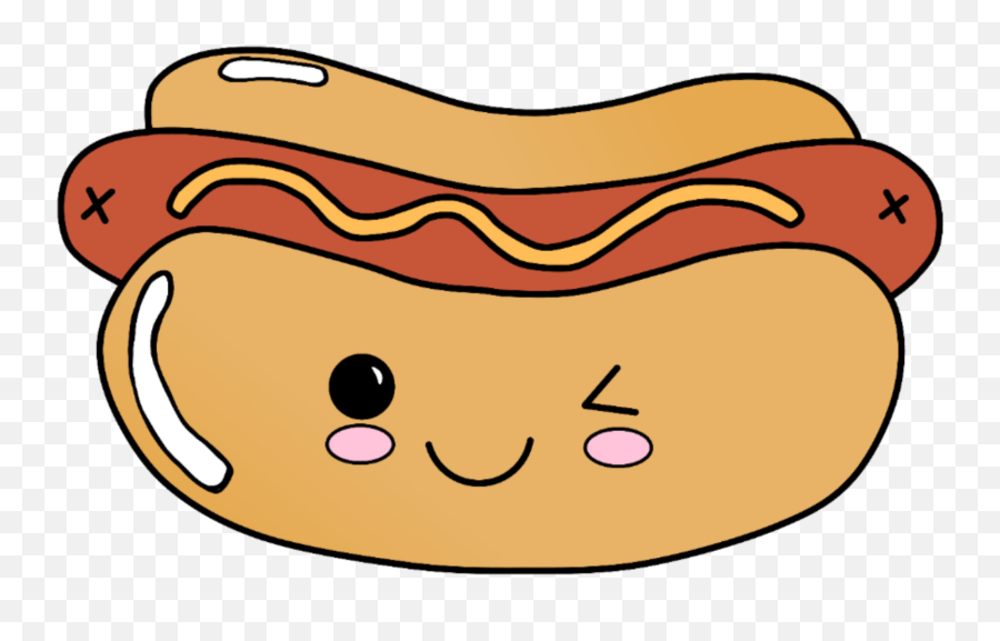 Trending - Cute Hot Dog Emoji,Hot Dog Emoji
