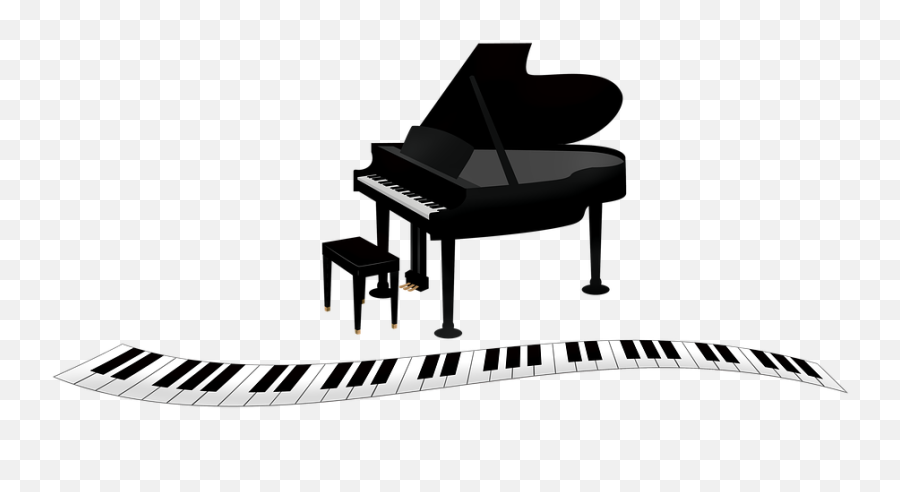 Piano Keys Music - Free Image On Pixabay Clip Art Grand Piano Piano Emoji,Piano Keys Emotion On Facebook