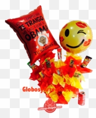 Regalo Globos Emoticon Besos 90cms Alto - Globo Lleno De Besos Emoji,Emoticon Besos Facebook