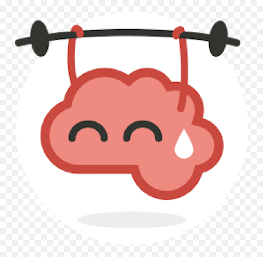 Physical Exercise Cognitive Training - Transparent Clipart Brain Cartoon Emoji,Exercise Sheets For Drawing Cartoon Emotions