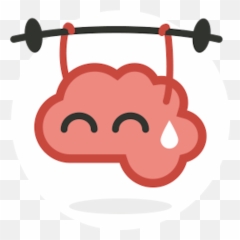 Physical Exercise Cognitive Training - Transparent Clipart Brain Cartoon Emoji,Exercise Sheets For Drawing Cartoon Emotions