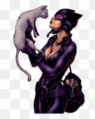 Cat Woman - Comic Catwoman Png Emoji,Cat Emotions Comic