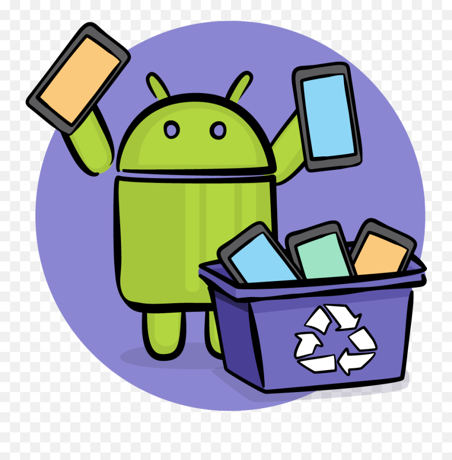 Core Concepts Android Kotlin - Waste Container Emoji,Android 8.0 Emoji