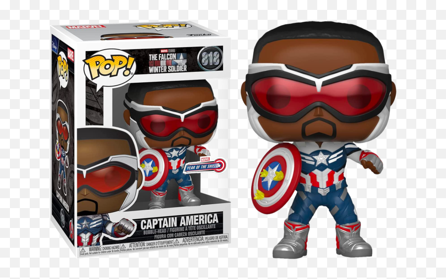 The Falcon And The Winter Soldier - Captain America Year Of The Shield Pop Vinyl Figure Falcon Captain America Funko Emoji,Captain America Emotion Cards