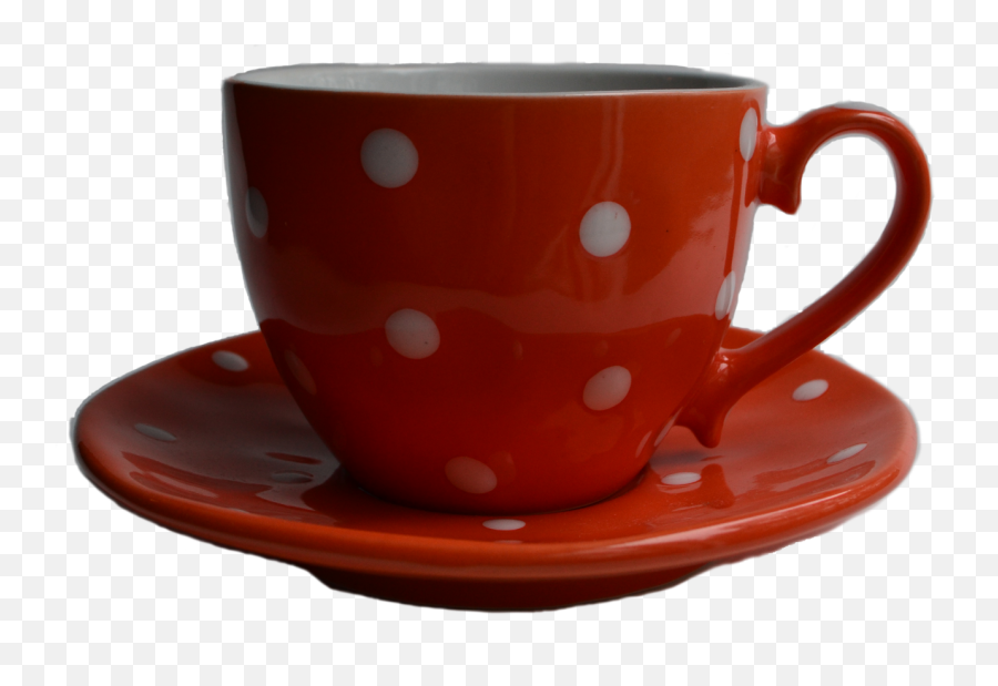 Polka Dot Tea Cup Candle - Saucer Emoji,Camfrog Color Emojis