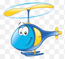 Helicopter - Medio De Transporte Aereo Animado Clipart Helicopter Cartoon Air Transport Emoji,Emoticon Reloj De Arena
