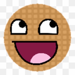 Waffle Epic - Quickmeme Emoji,Waffle Emoticon Thinking