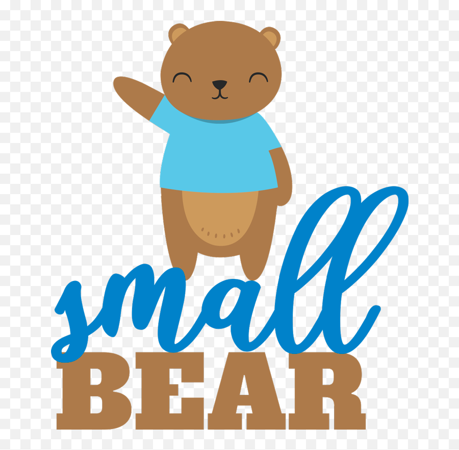 Big Bearlittle Bear Father And Son Shirt - Tenstickers Emoji,Free Copy And Paste Emojis Bear