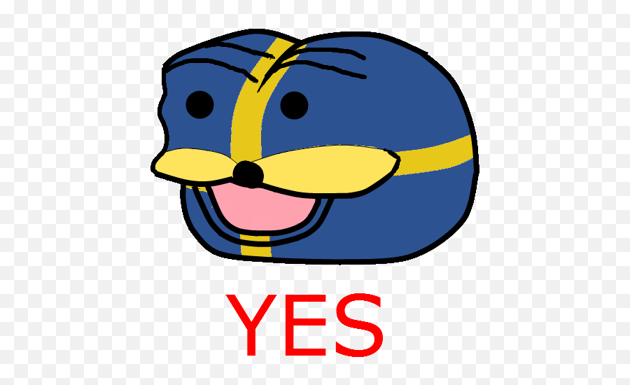 Yes Sweden Yellow Clip Art Beak - Spurdo Spärde Sweden Emoji,Yes Yes Emoticon