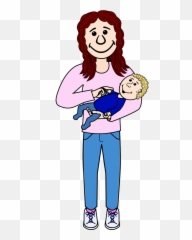 Mama And Baby Baby Buffalo Nursing Baby Public Domain Image Emoji,Kangaroo Human Emotion Baby