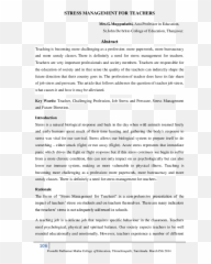 Pdf Stress Management Techniques For Teachers Drmrsg Emoji,Glenco Changing Emotions Worksheet