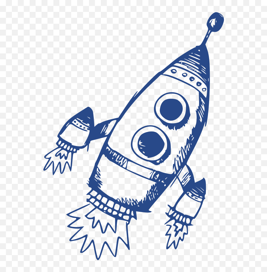 Sketch Rocket Clip Art Image - Clipsafari Imagenes De Cohetes Animados En Png Emoji,Garbage Truck Emoji
