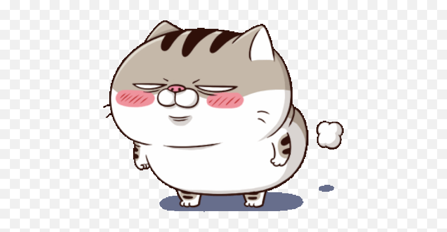 Pin - Fat Cat Ami Sticker Emoji,Fat Cat Emoji
