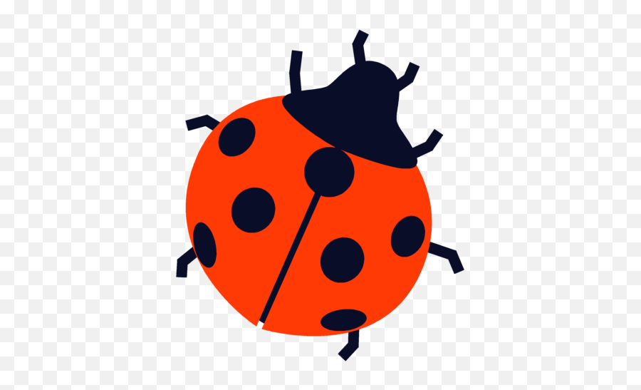 Plump Colored Static Ladybug Tattoo Design - Tattooimagesbiz Emoji,Beetle Emoji