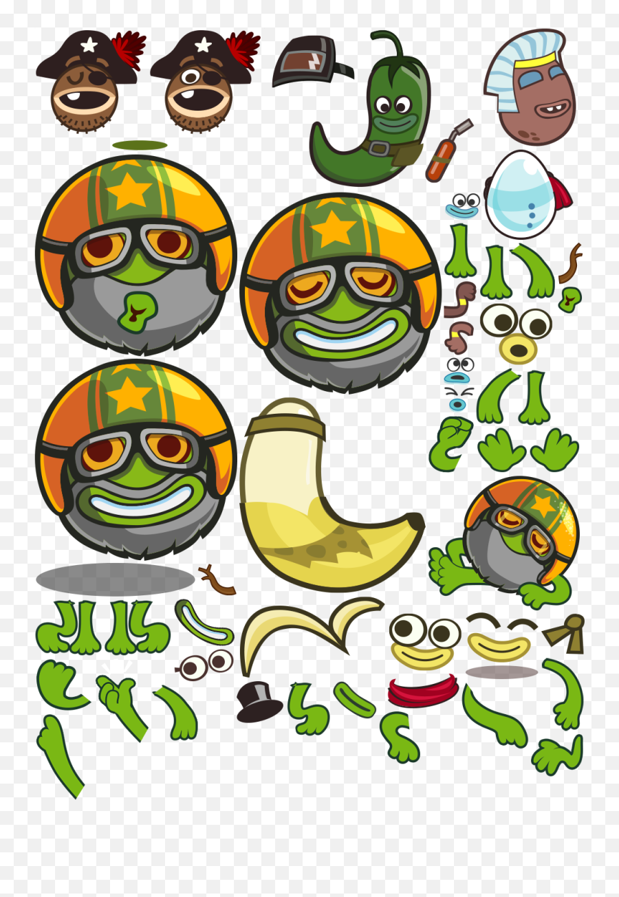 Mobile - Papa Pear Saga Map Characters The Spriters Resource Emoji,Map Emoticon