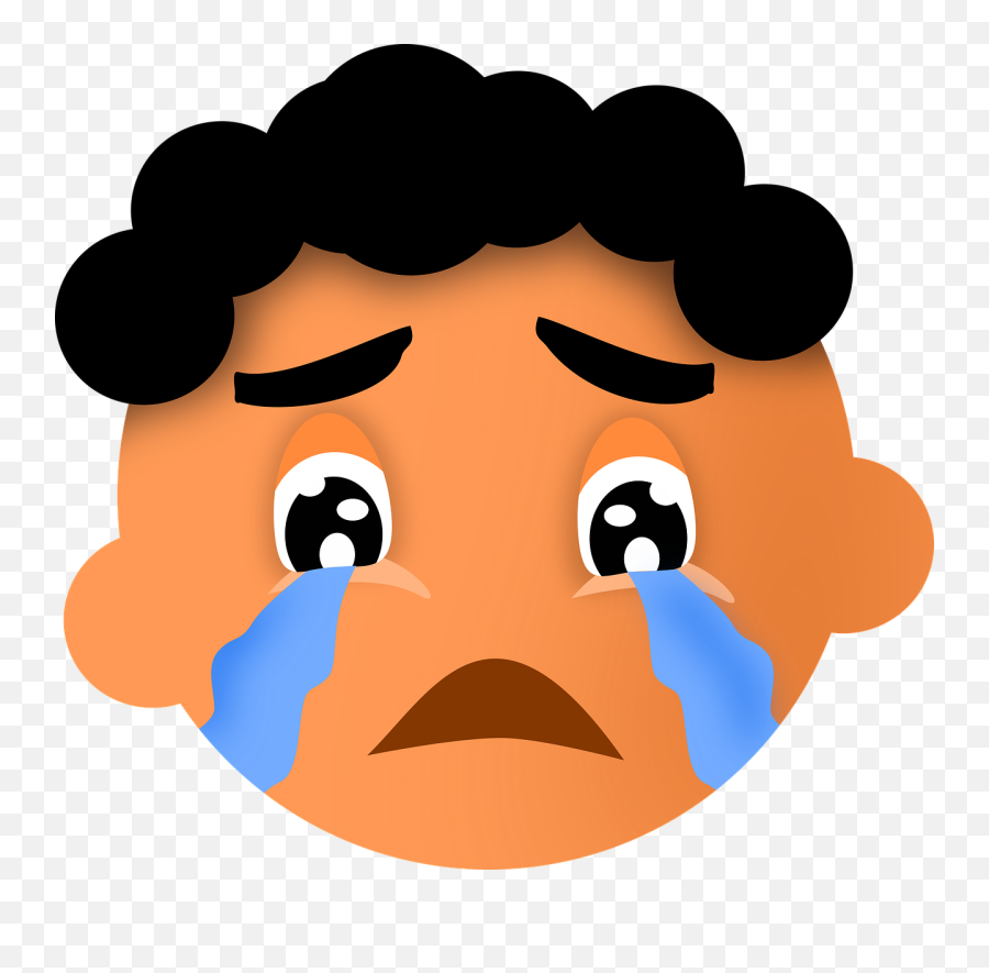 Child Tears Cry - Cara De Niño Triste Animado Emoji,Cryface Emoji