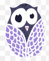 Cute Owls Stickers For Whatsapp And - Soft Emoji,Purple Horned Emoji