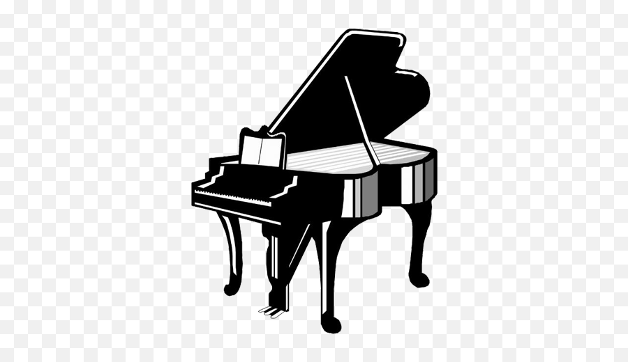 Clip Art - Piano Cartoon Royalty Free Emoji,Man And A Piano Emoji