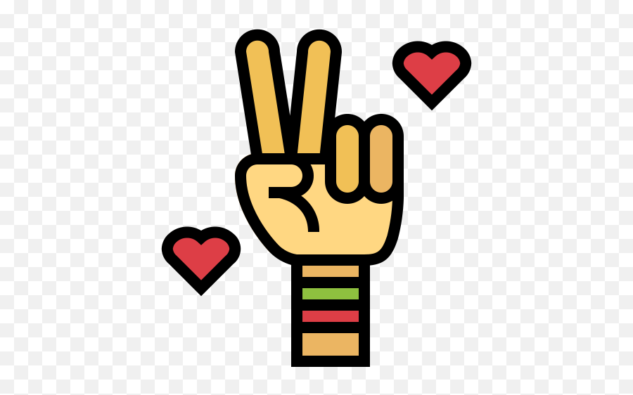 Hippie - Hippie Icon Png Emoji,Peace Sign Emoticon For Facebook