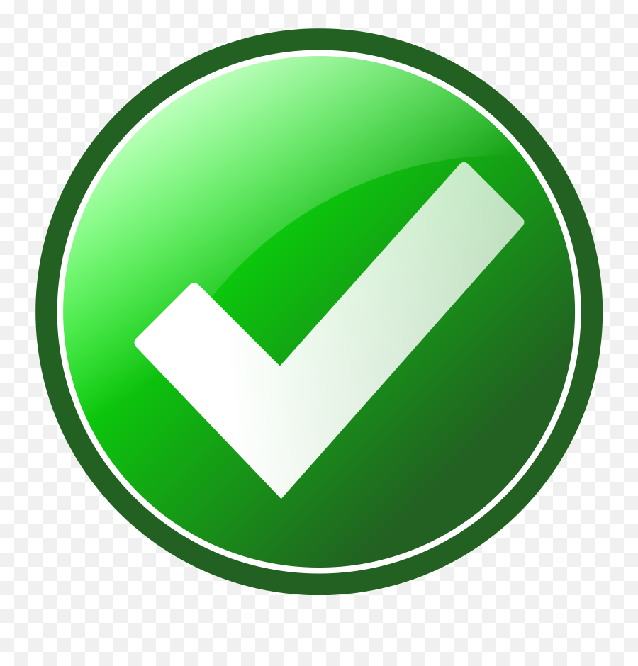 Green Check Mark Icon Windows 10 - Check Mark Green Tick Clipart Emoji,Check Mark Emoji