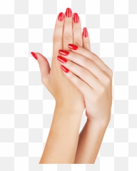 Download Painted Light Nails Nail Manicure Hands Polish - Painted Nails Png Emoji,Emoticon Nail Art