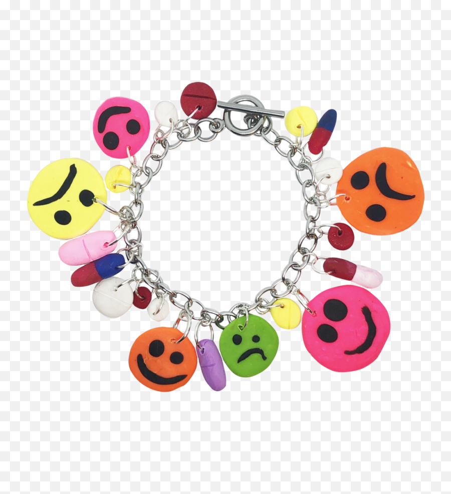 Covid - Dot Emoji,Emoticon Bracelet