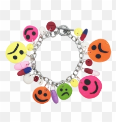 Covid - Dot Emoji,Emoticon Bracelet