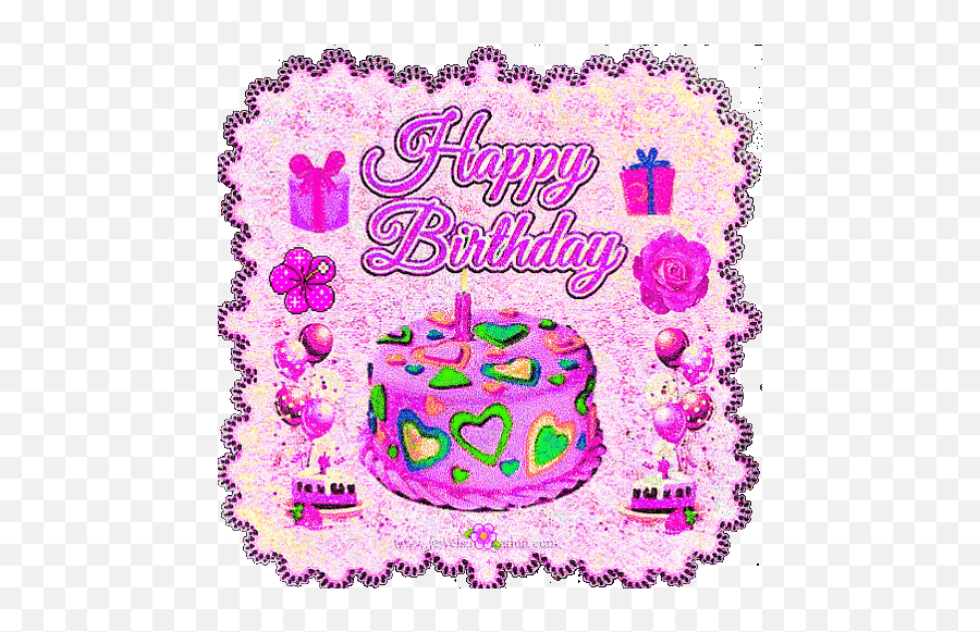 Birthday Wishes Gif Happy Birthday - Girly Emoji,Party City Emoji Cake Decorations