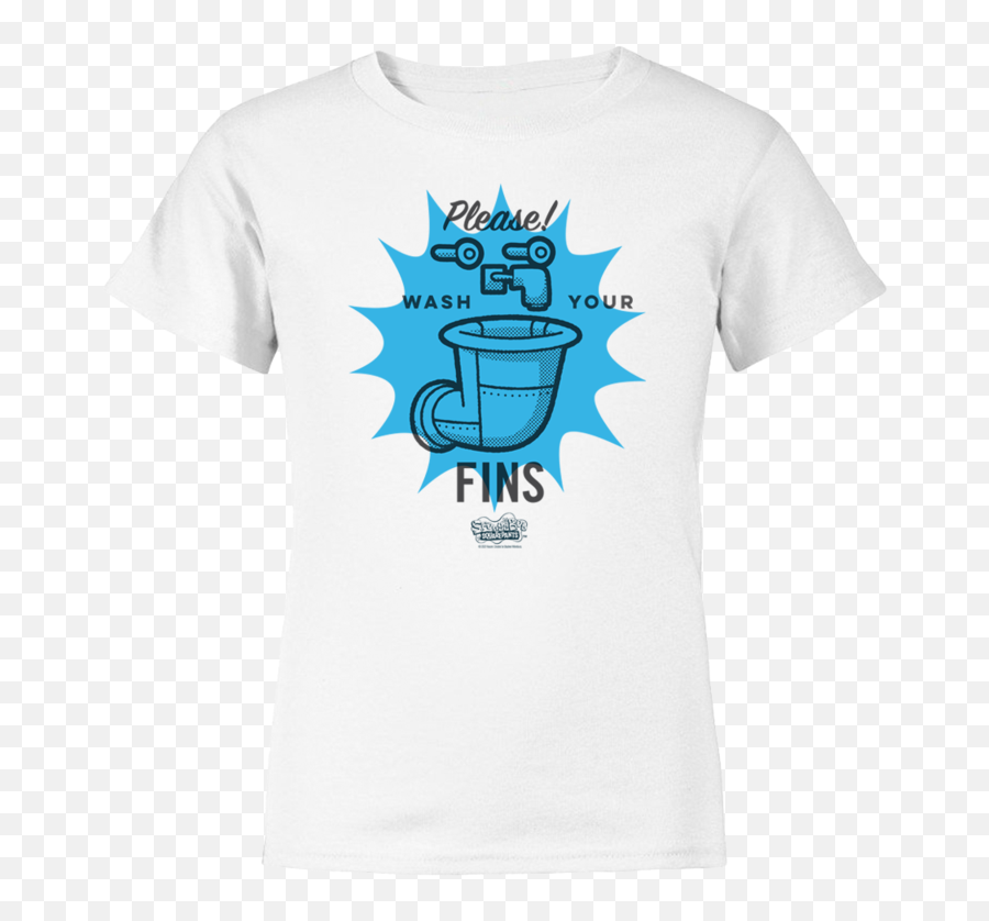Spongebob Squarepants Wash Your Fins - Assistant To The Regional Manager Shirt Emoji,My Costume Stink T-shirt Emoji