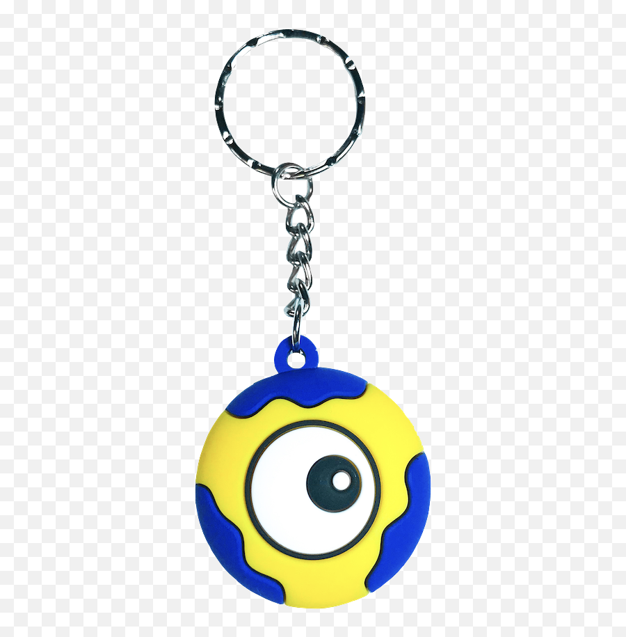 Tenti Eye Keychain - Solid Emoji,Emoticon Shooting Out Eye