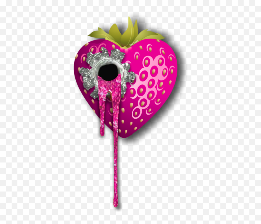 Strawberry Strawberries Sticker - Strawberry Emoji,Shooting Heart Emojis Meme