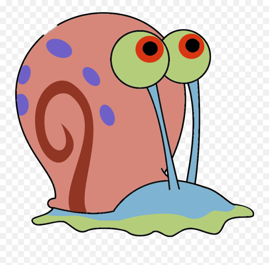Gary Spongebob Sticker - Transparent Gary The Snail Emoji,Gary The Snail With Emojis