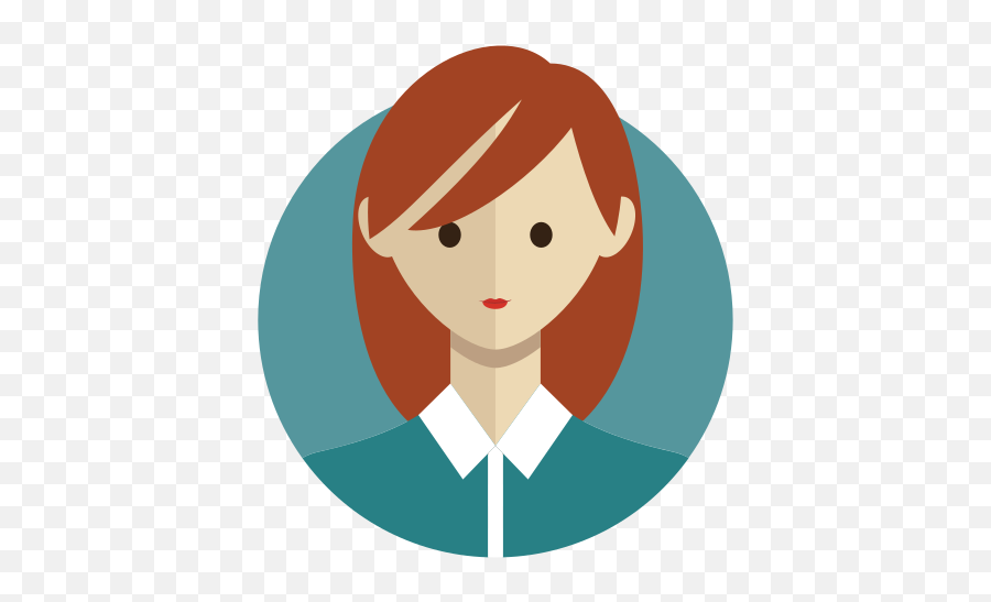 Avatar Woman Red Hair Business - Avatar People Icon Png Emoji,Red Haired Computer Girl Emojis