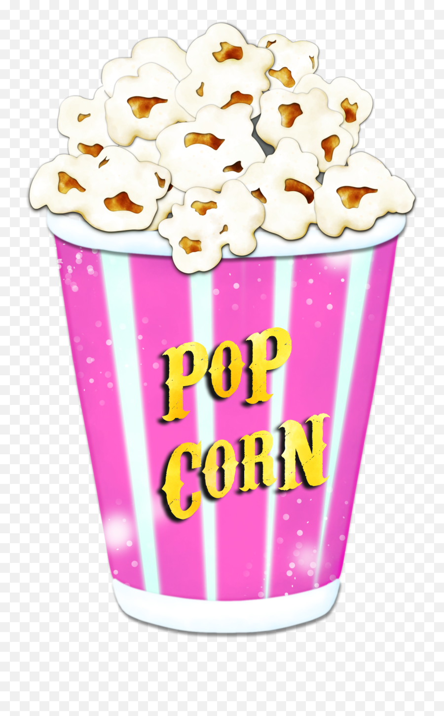 Popcorn Movie Fairground Food Sticker - For Party Emoji,Emoji Munchies