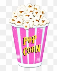 Popcorn Movie Fairground Food Sticker - For Party Emoji,Emoji Munchies