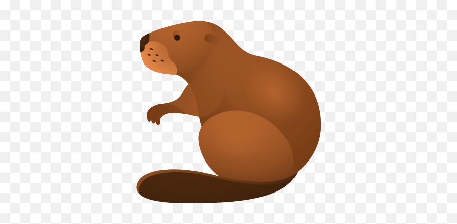 Beaver Icon - Beaver Icon Emoji,Hairless Beaver Emoticon