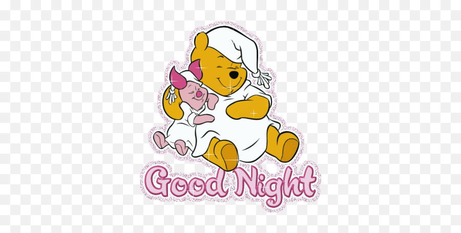 Pin - Good Night Winnie The Pooh Gif Emoji,Piglet From Winnie The Poo Emojis