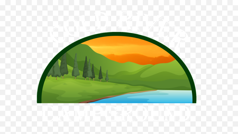 Cold River Campground - Horizontal Emoji,Forest At Night Emoji