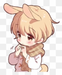 Bunny Boy 2 Sticker Pack - Bunny Boy Anime Stickers Emoji,Anime Rabbit Emojis